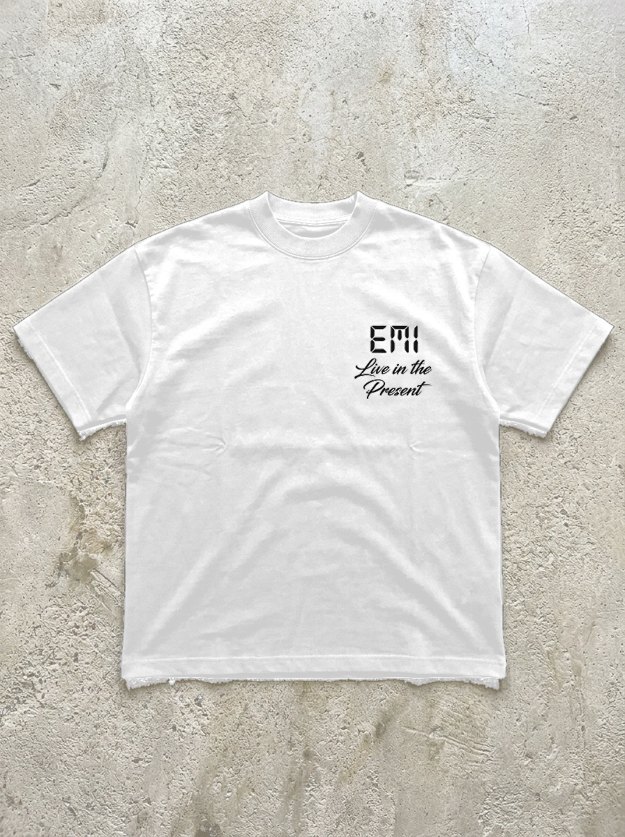VOF 'EMI — Live in Present' Heavyweight Tee